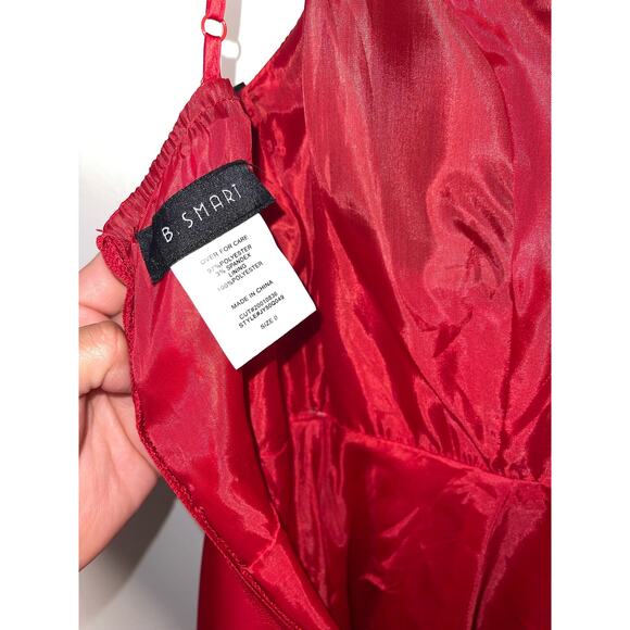 B. Smart Juniors Sleeveless Bodycon Equestrian Red Dress - Picture 5 of 6